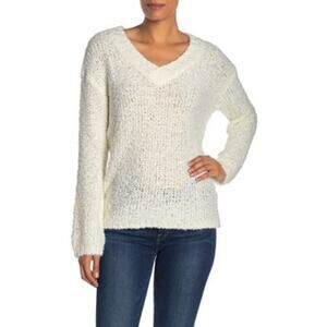NWT Susina Boucle Knit V-Neck Pullover Sweater Size Medium